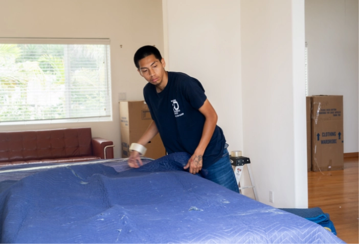 Mover wrapping an item